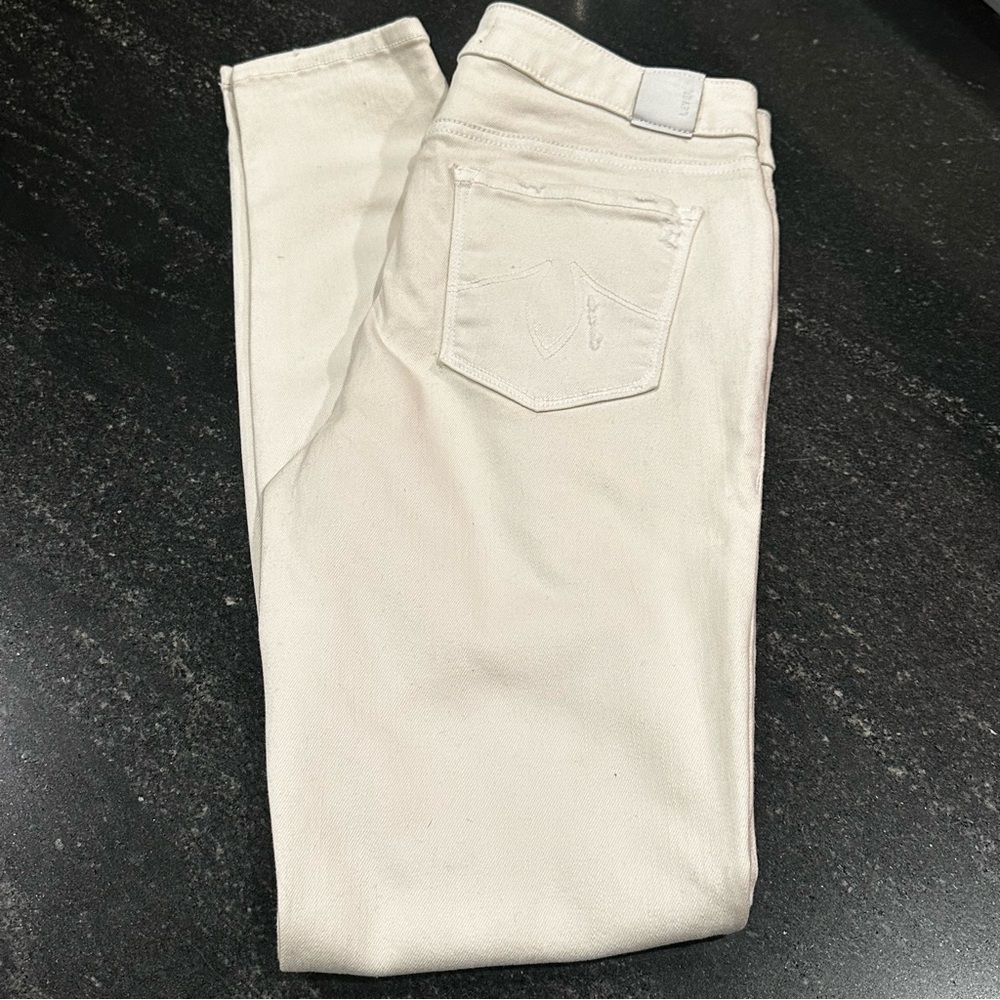 NWOT Level 99 High-Rise Skinny Lightly‎ DistressedJean in Moonrise Wash Sz 28